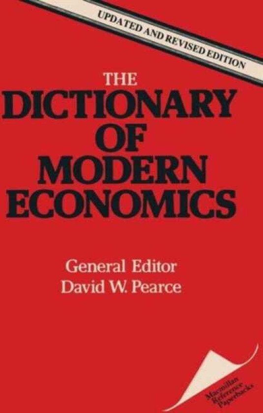 The Dictionary of Modern Economics