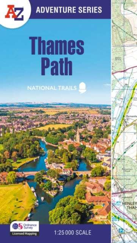 Thames Path With Ordnance Survey Mapping