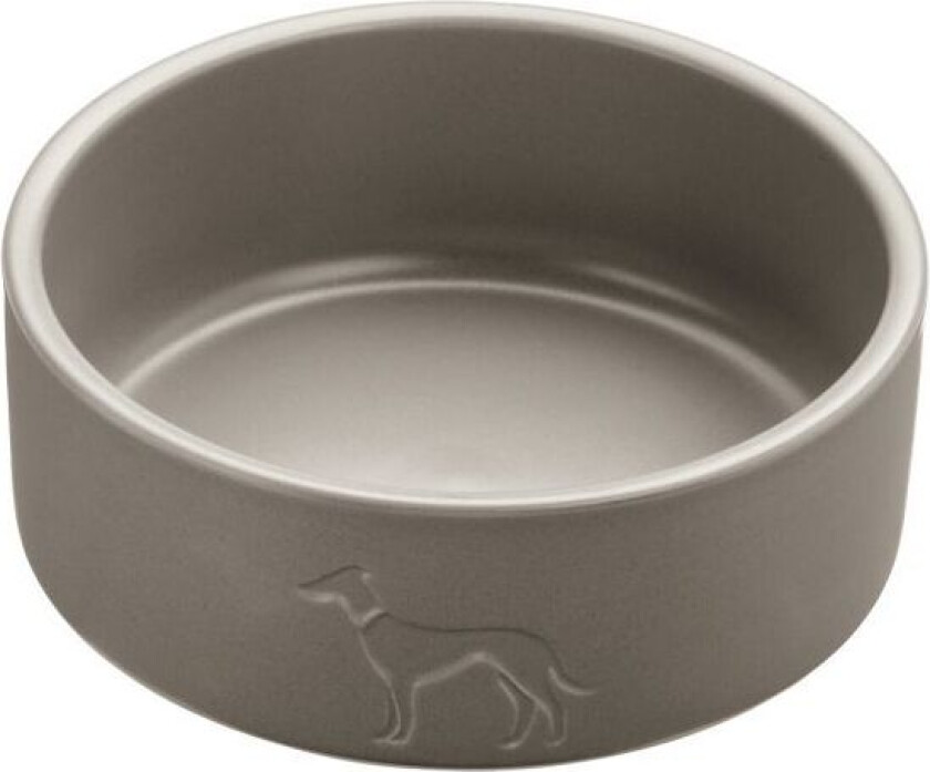 - Dogbowl ceramic Osby 350 ml, taupe - (68983)