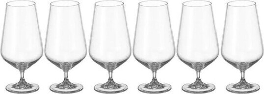 Sontell ølglass universal 55 cl 6 stk klar