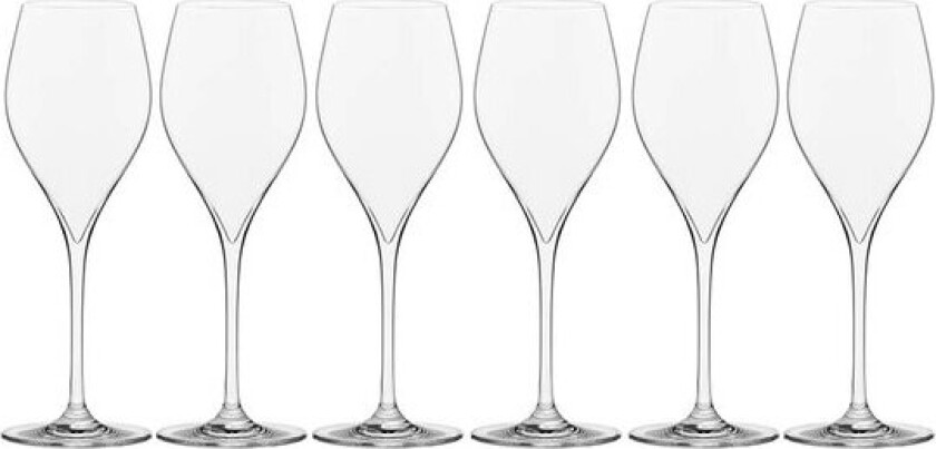 Sontell champagneglass universal 29 cl 6 stk klar