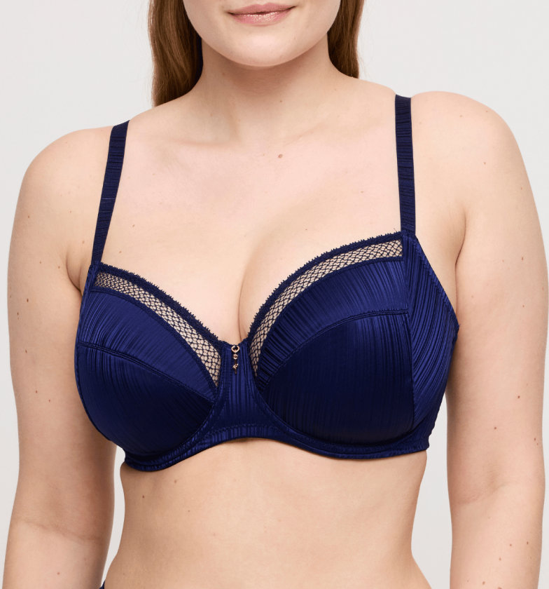 Twist Knokke BH med bøyle, blå, Størrelse: 90G, Kvinner