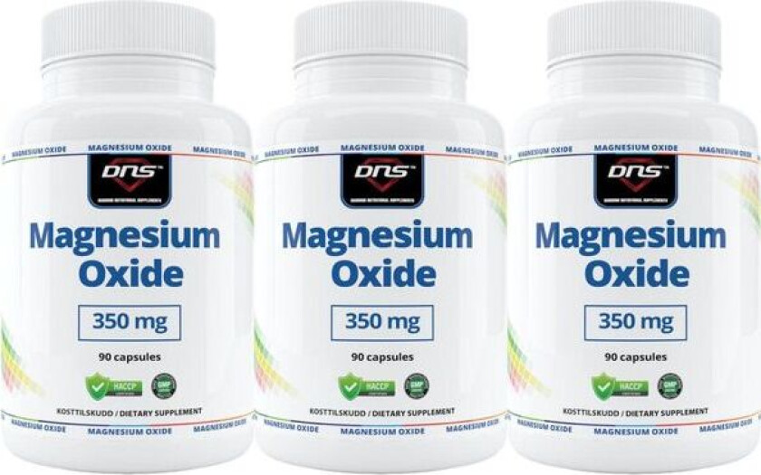 3-pack - Magnesium Oxide - 3 x 90 kapsler