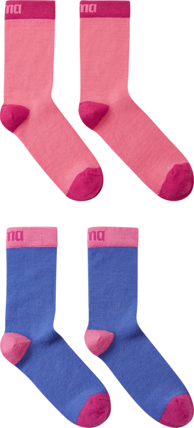 Parit To Pakker Ullsokker Rosa Soft Coral Soft Coral-34-37 EU Wool Rosa 34-37 EU kvinne