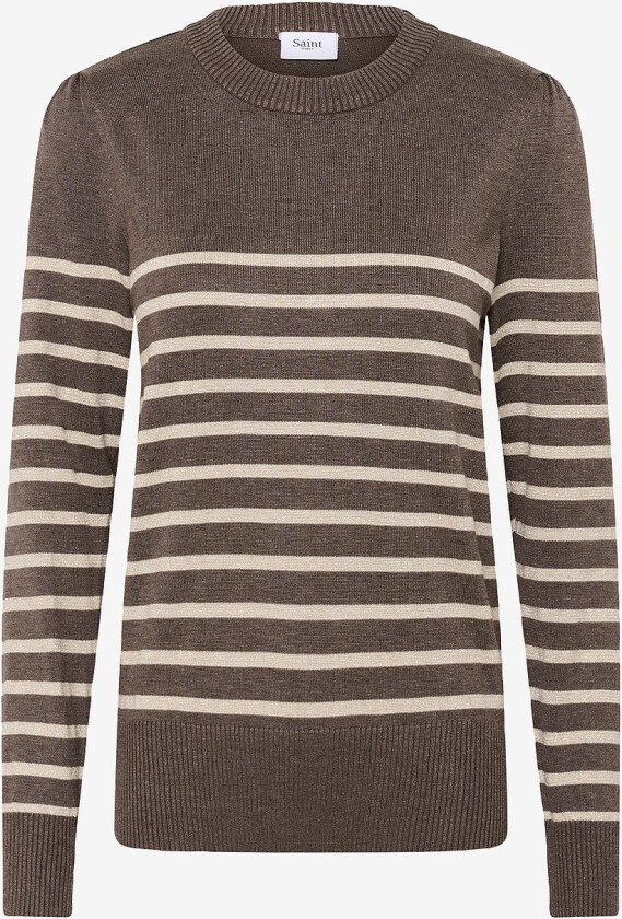Pullover MilaSZ Shimmer Stripe - Beige
