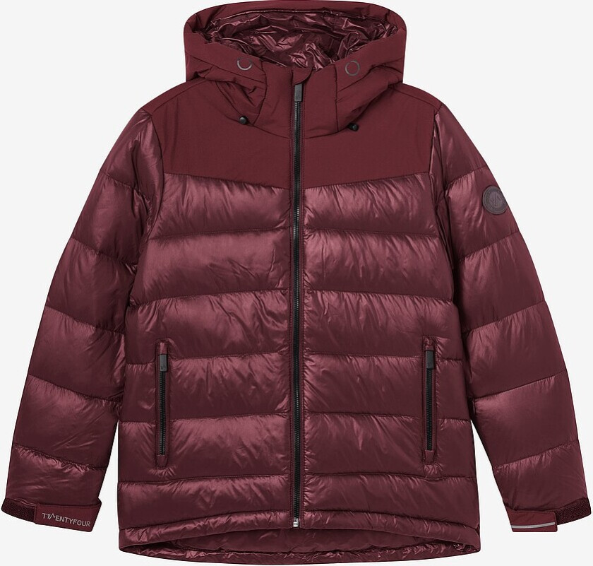 Dun jakke Aurora Warm Downjacket JR - Rød