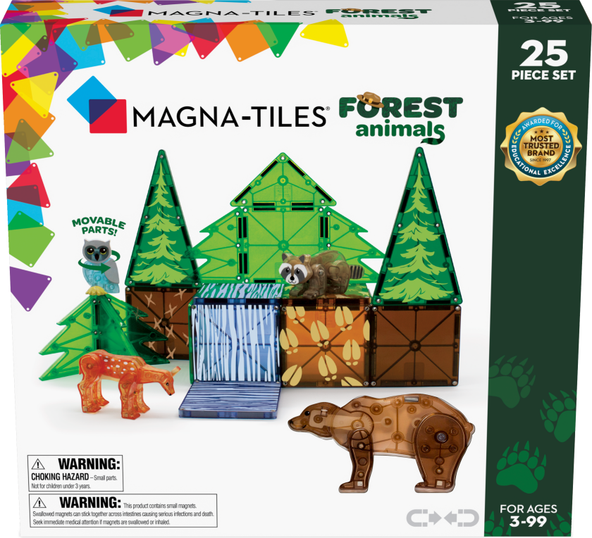 Magna-Tiles - Forest Animals 25 pcs set - (90224)