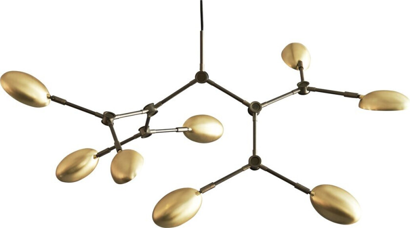 Drop Chandelier lysekrone mini Messing