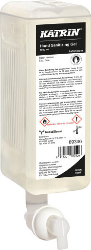 hånddesinfeksjonsmiddel 89346 til dispenser, 1000 ml