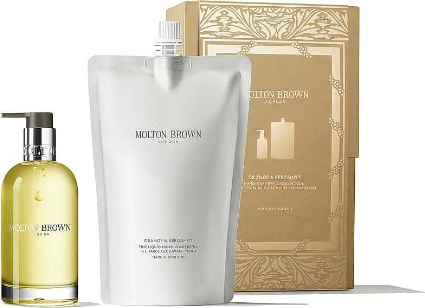 Bilde av Orange & Bergamot Hand Care Liquid Wash 200 ml & Refill Gift Box
