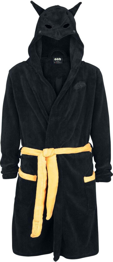 Badekåpe - S-M til XXL-3XL - Herrer - svart-gul