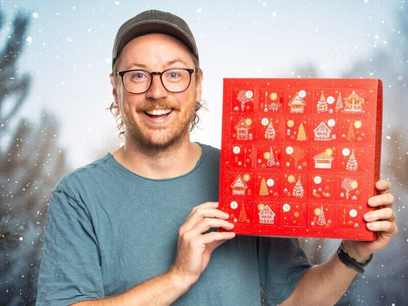Julekalender med kaffekapsler