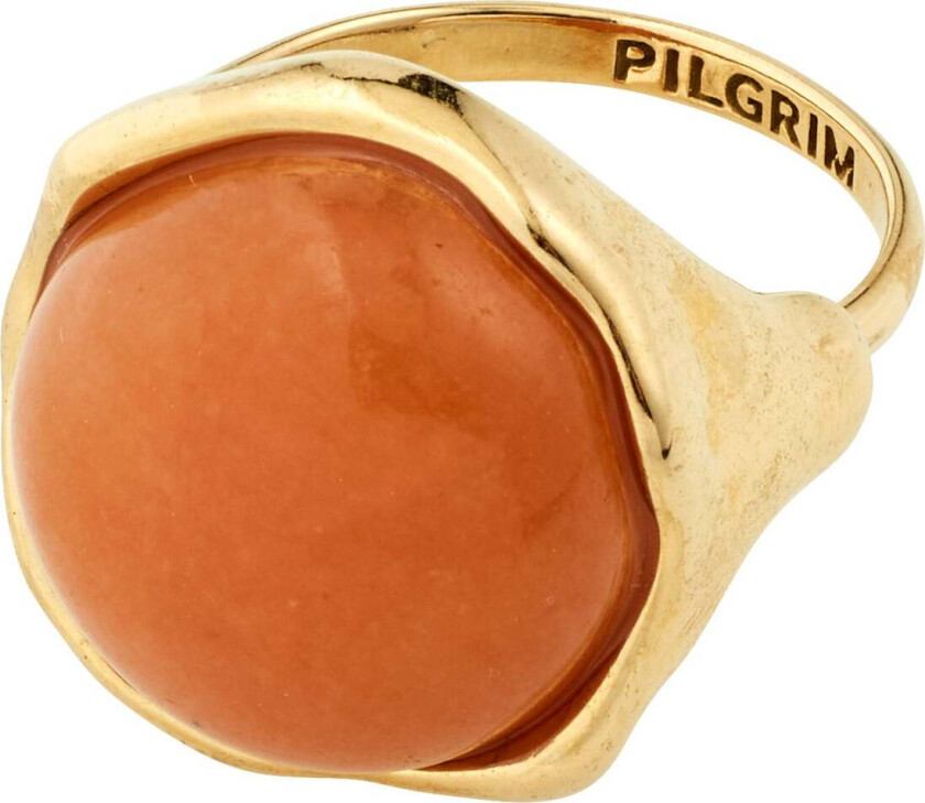 SENSE ring gullbelagt/agat