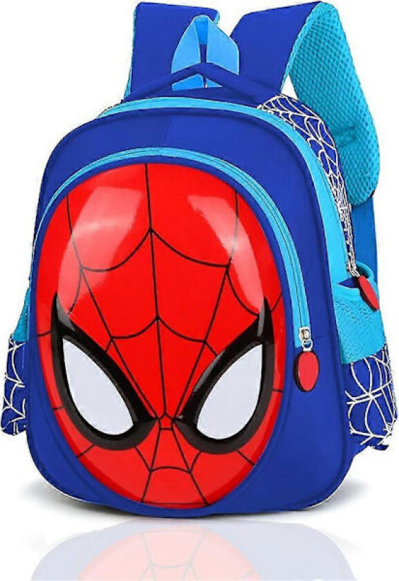 Spiderman Ryggsekk for Barn, Spider Boy Ryggsekk, Spiderman Barnehagesekk, Spiderman Justerbar Barneryggsekk, 3D Vanntett Ryggsekk