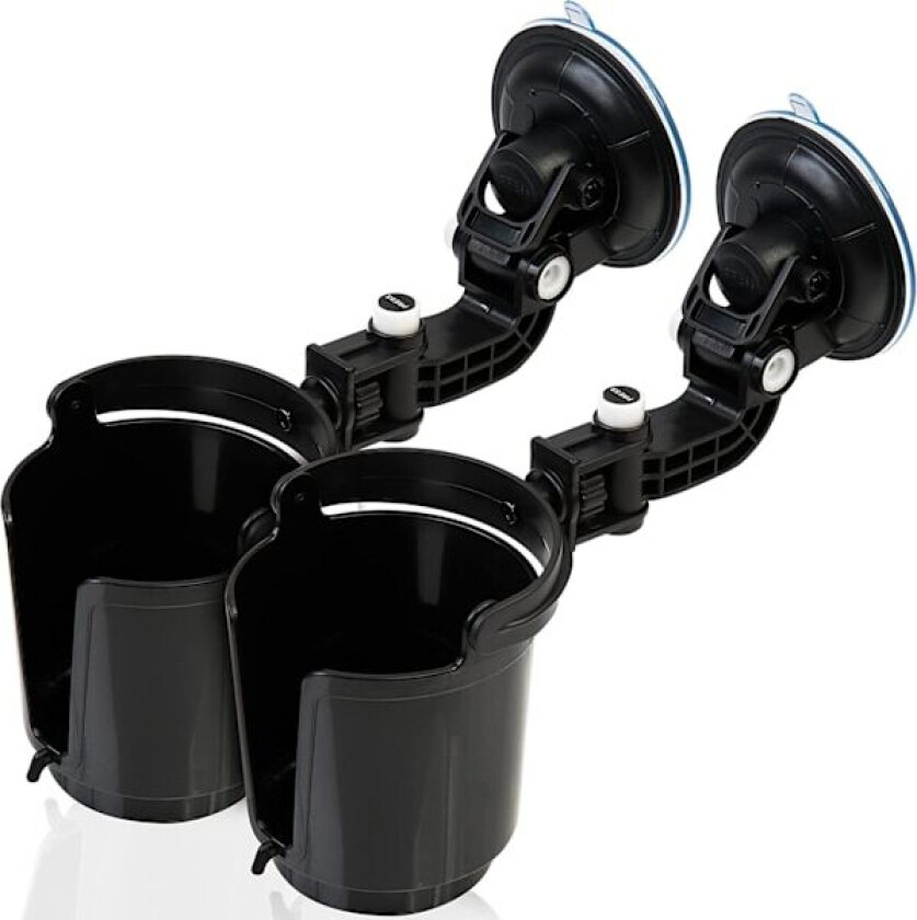 2 stk Bilkoppholder Koppholder med Sugekopp Bil Flaskeholder Anti-Søl Plast Justerbar for Bil Båt Bobil Kajakk Lastebil Tannbørsteholder