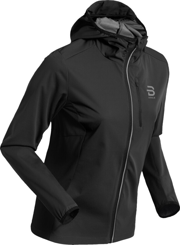Women's Jacket Winter Run Protect Black