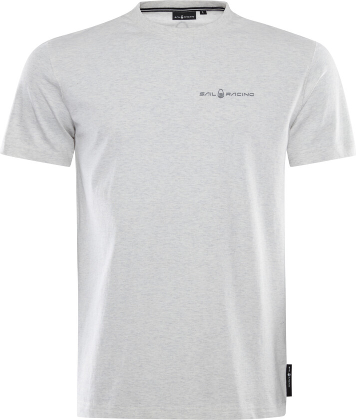 Men's Bowman Logo Tee Light Grey Melange