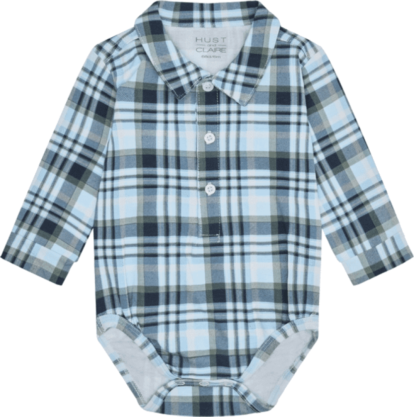 Hust and Claire Boye skjortebody, Iron Blue