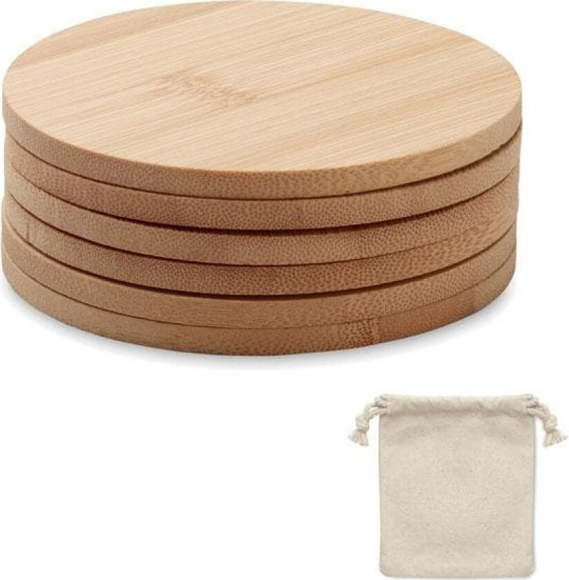 MidOcean Bayin Bamboo Coasters (Pack of 6)