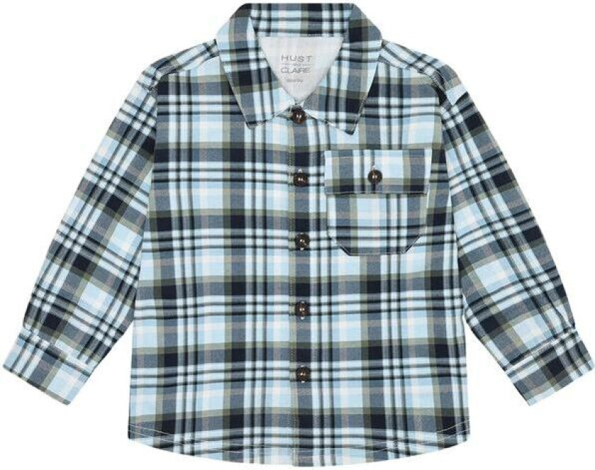Hust and Claire Ravn skjorte til barn, Iron Blue