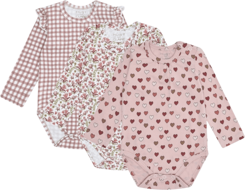 Hust and Claire Bella 3-pack body, Adobe Rose