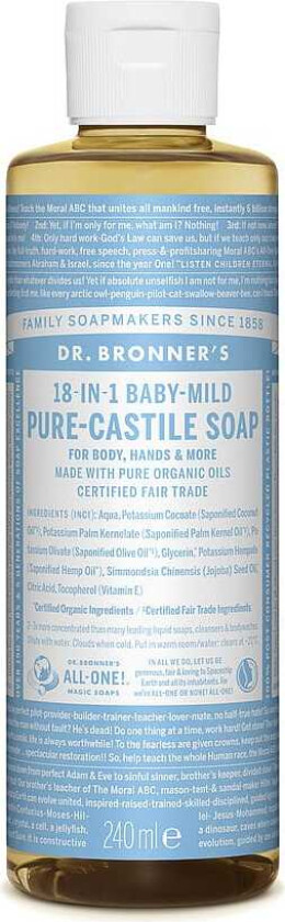 Dr. Bronner's - Liquid Soap Baby Mild 240 ml