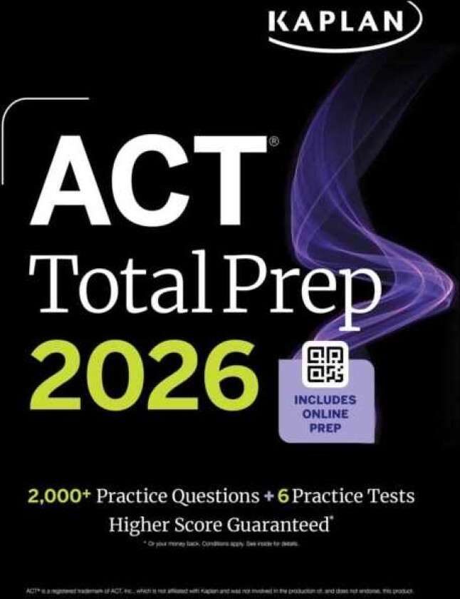 ACT Total Prep 2026: Includes 6 Full Length Tests, 2,000+ Practice Questions + Online Access to a 500+ Question Bank & Video Tutorials