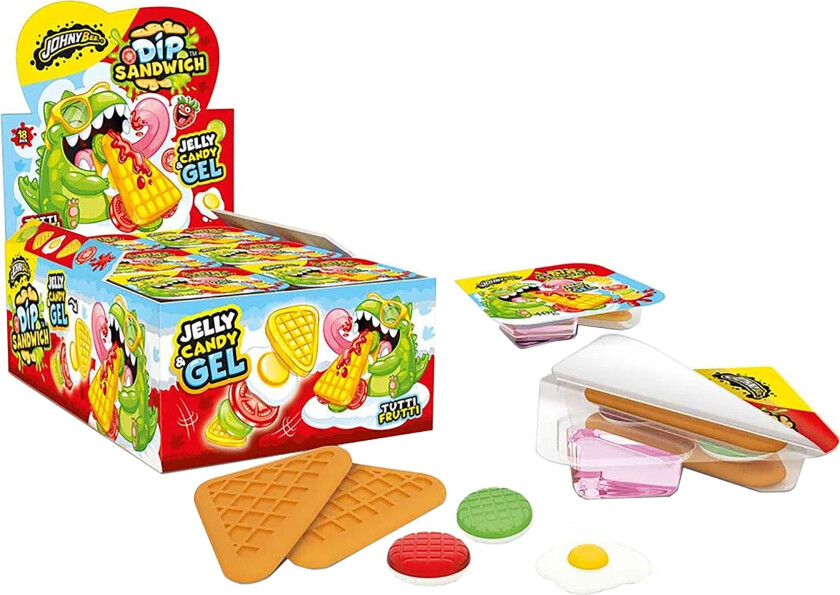 Dip Sandwich Jelly Candy Storpakning - 18-pakning