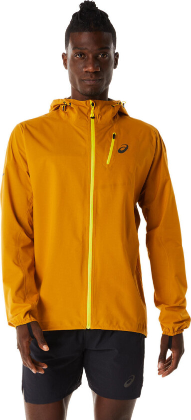 Asics Men's Fujitrail Waterproof Jacket XS, Sandstorm