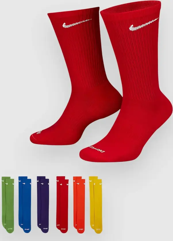 Everyday Plus Cushion Crew 6 Pack Socks mønster