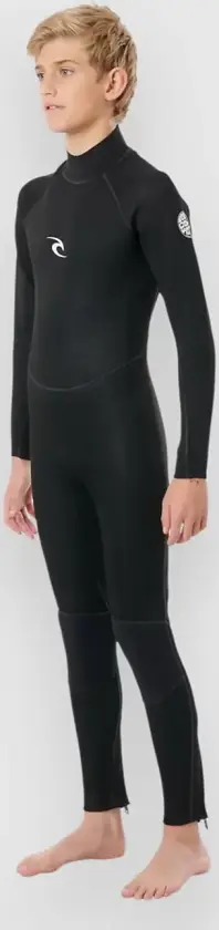 Bilde av Jnr Freelite 5/3 GB Back Zip Steamer Kids Våtdrakt svart