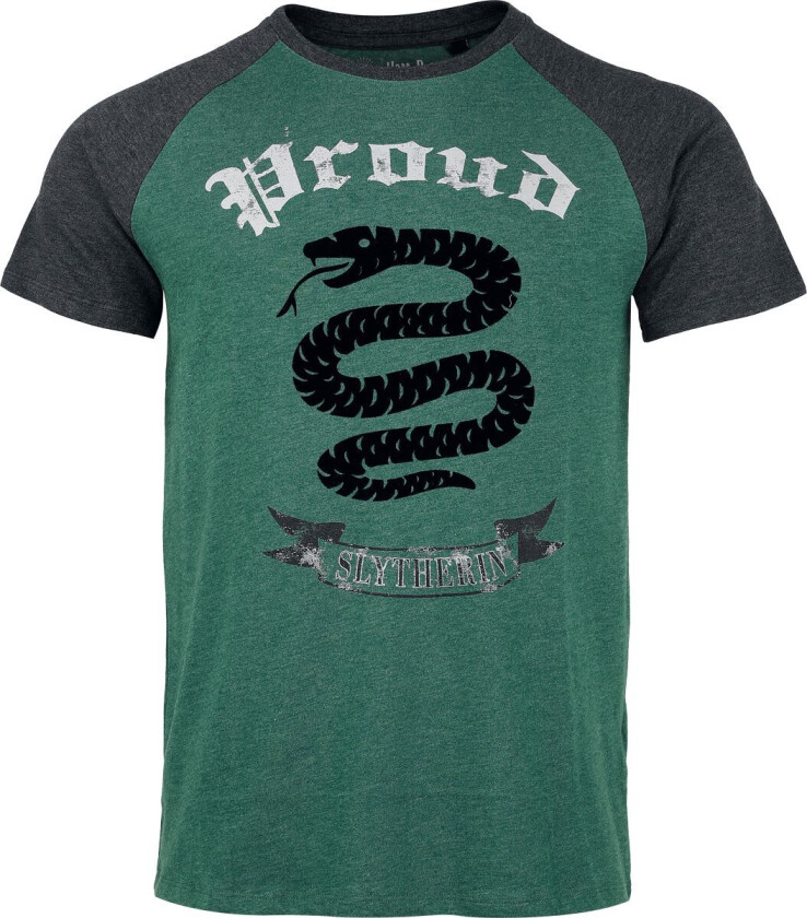 T-skjorte - Slytherin - Proud - S til XXL - Herrer - flerfarget