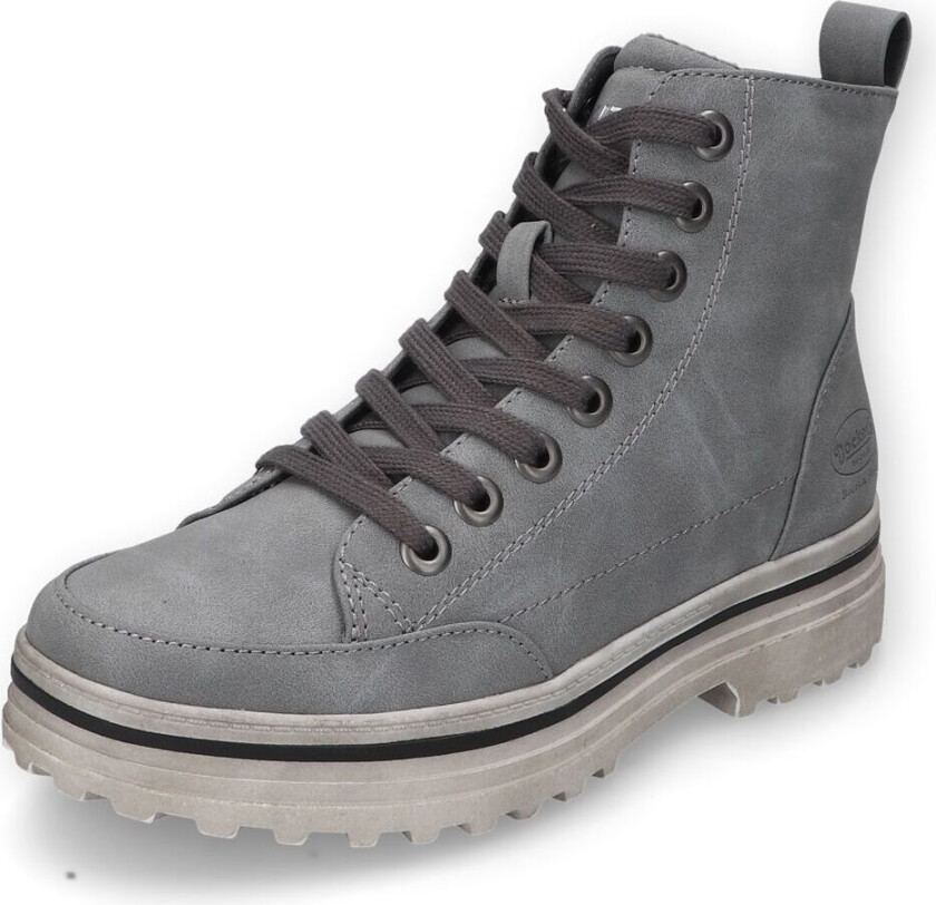 Goth Boot - Lace-Up Boots - EU37 til EU42 - Damer - grå