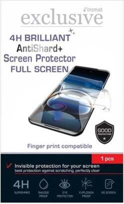 AntiShard+ - screen protector for mobile phone - full screen 4H Brilliant