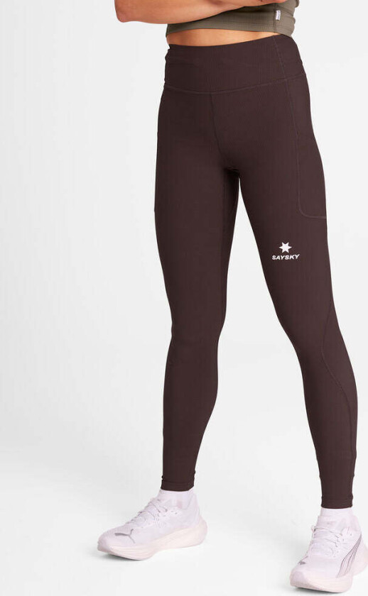 Bilde av W Combat+ Rib Long Tights Coffee, M