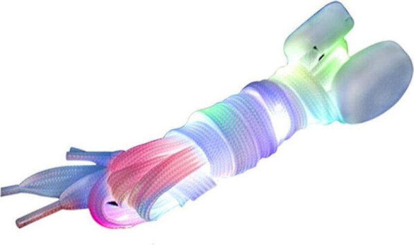 Lys opp LED nylon skolisser for basketballsko - ideell for festivaler, bursdagsselskaper, klubber, dans, spillkvelder og løping
