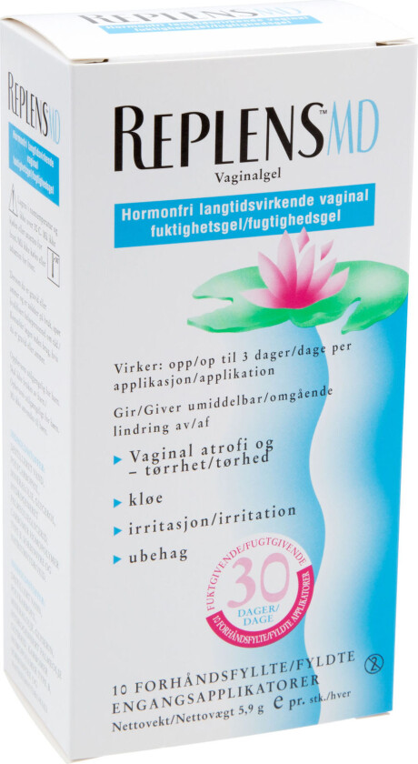 Md hormonfri vaginalgel, 10 stk