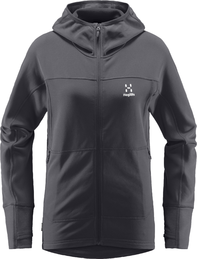 Women's Betula Hood M, Magnetite