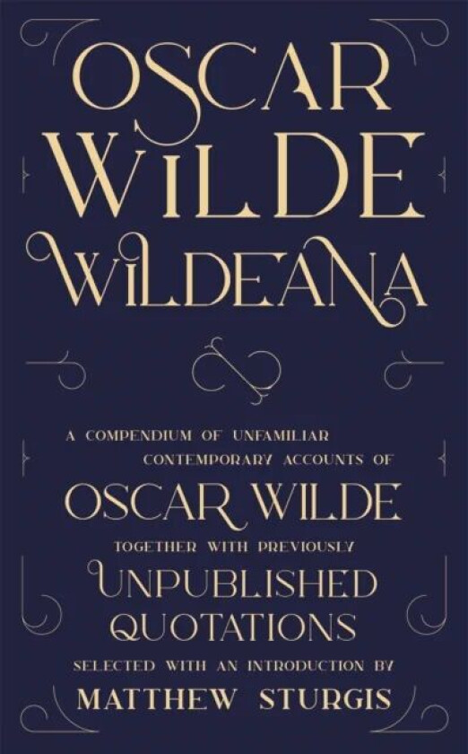 Wildeana (riverrun editions) av Oscar Wilde