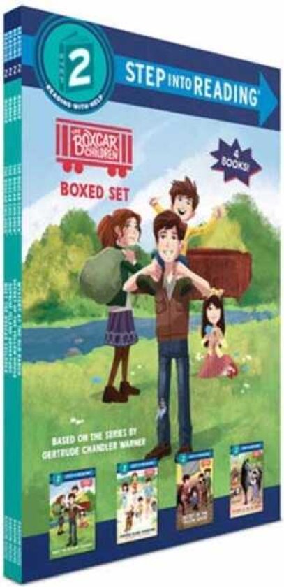 Boxcar Children Step into Reading Boxed Set #1 Meet the Boxcar Children; Surprise Island Adventure; Secret of the Yellow House;and Mystery at the Old Ranch