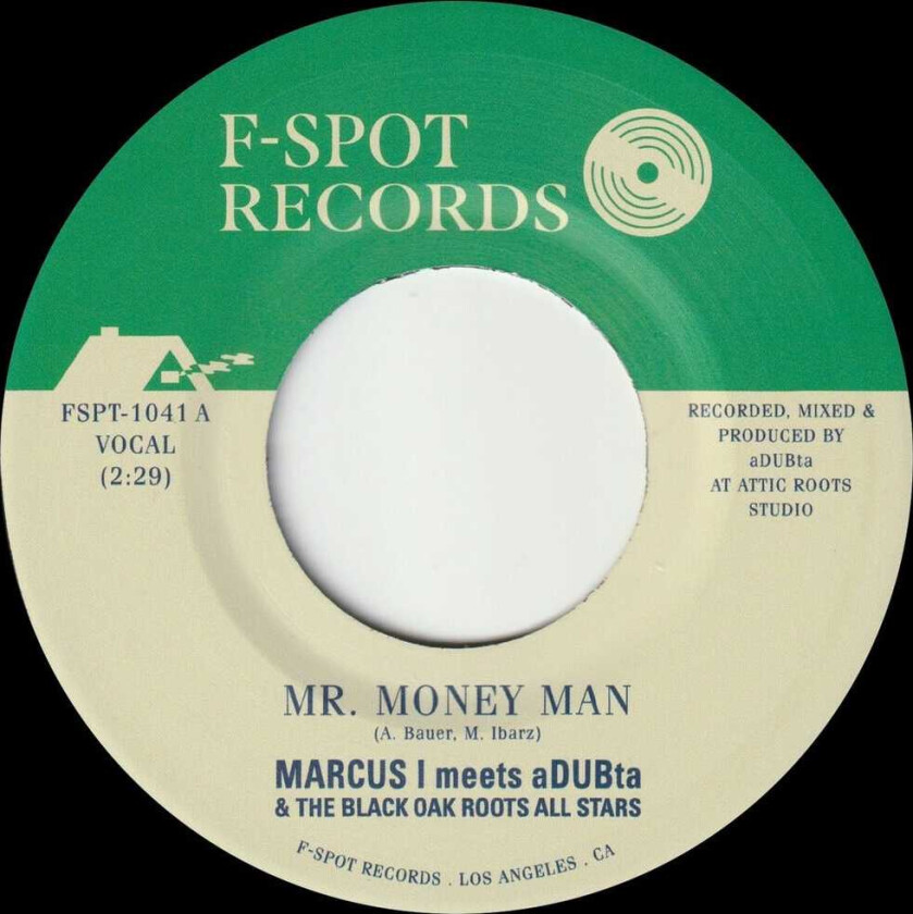 Marcus I Meets Adubta Mr. Money Man B/w Version LP/Vinyl