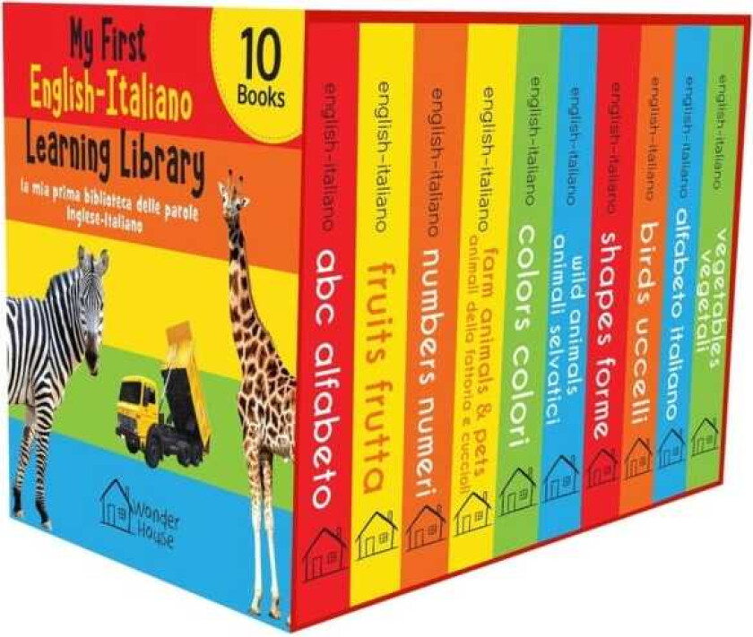 My First EnglishItalian Learning Library la mia prima biblioteca delle parole IngleseItaliano