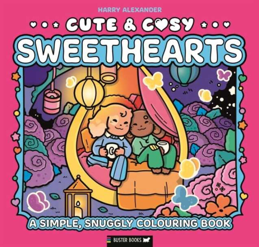 Cute & Cosy: Sweethearts A Simple, Snuggly Colouring Book