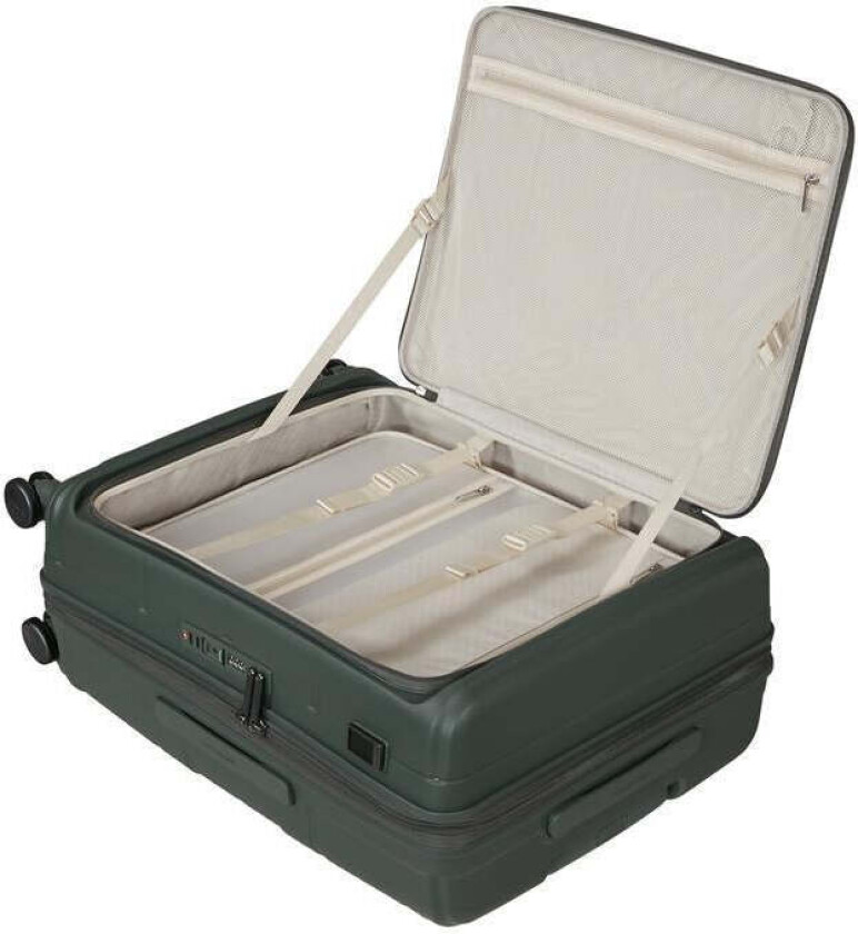 Paralux Utvidbar koffert med dobbel inngang 75 cm Oliven