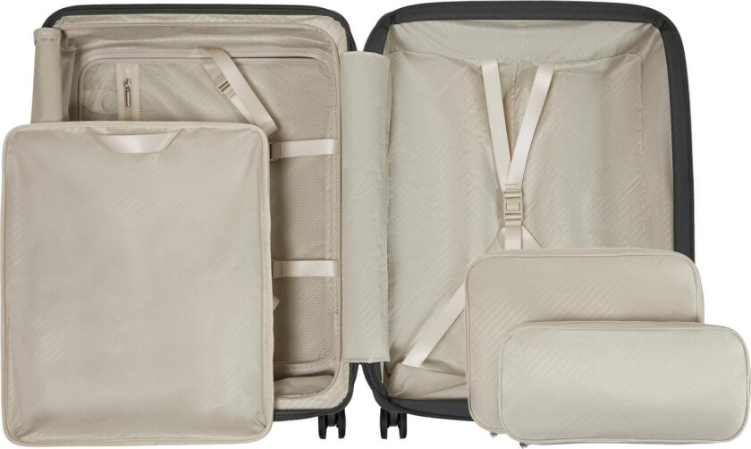 Paralux Utvidbar koffert med dobbel inngang 67 cm Oliven