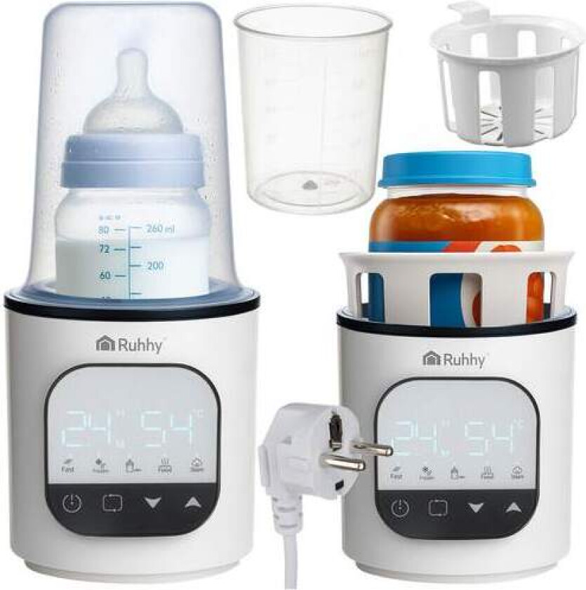 5-i-1 flaskevarmer – Varmer, steriliserer, tiner