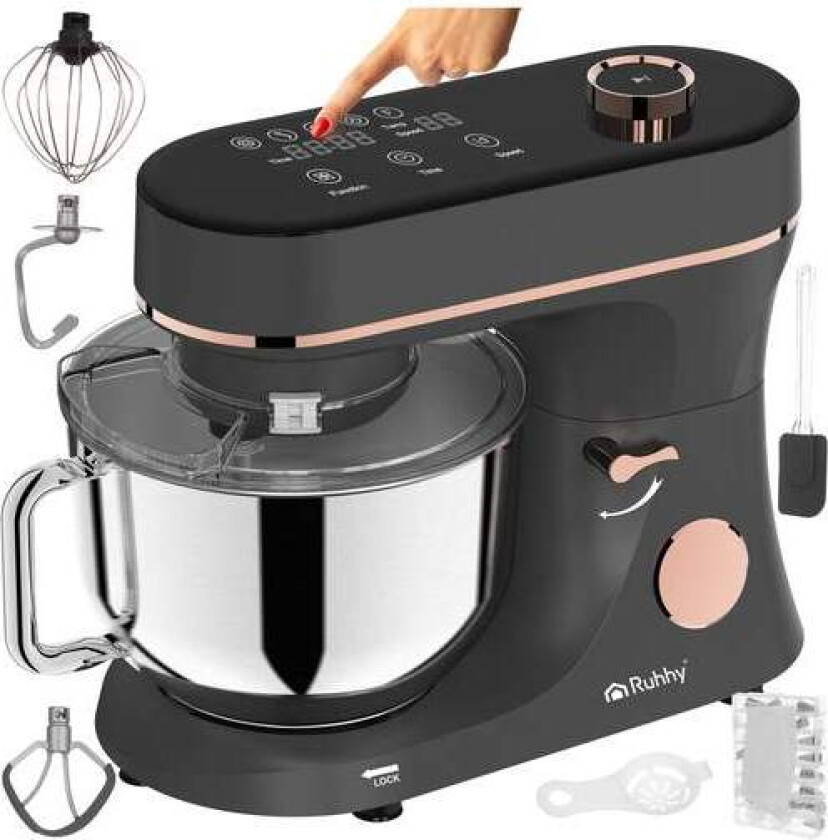 Foodprosessor med oppvarmet bolle – 6,2L, 2000W effekt