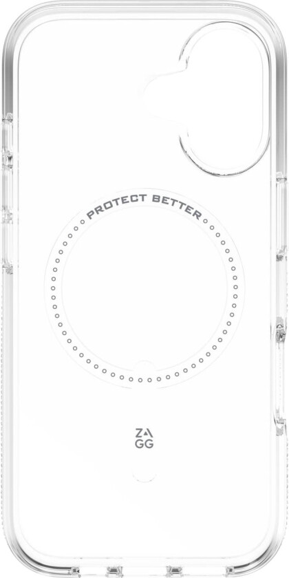 ZAGG Crystal Palace deksel for iPhone 17 (gjennomsiktig)
