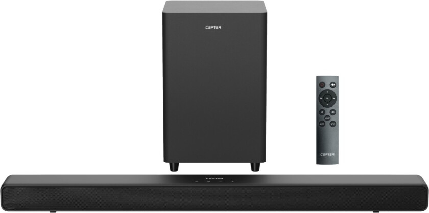 2.1 lydplanke, svart