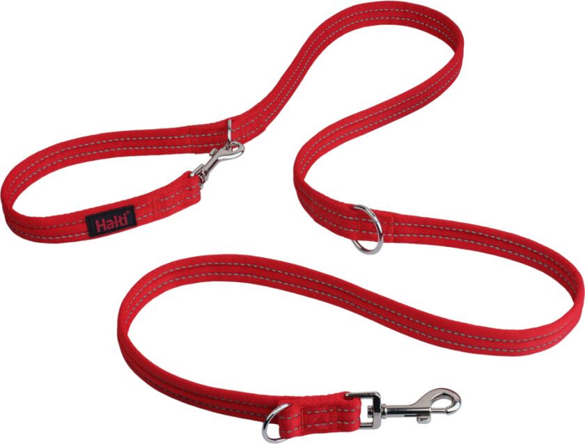 Treningsbånd - 250 cm lang, 25 mm bred, rød